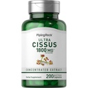 Piping Rock Cissus Quadrangularis Supplement 1800 mg | 200 Capsules | Ultra Tempd Herbal Extract | Non-GMO, Gluten Free Free