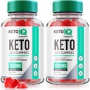 NutraRize (Pack of 2 Keto IQ Keto ACV Gummies, Formula for Advanced Kilo Kaybı, Diyetsel Tamam, Gomitas Yorumları (120 Gummies)