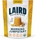 Laird Superfood Morning Jumpstart Dust Drink Supplement, Lemon, Lucuma, Ginger ve Cayenne Cleanse, Organik, 2.7 Oz Bag, 1 Paket