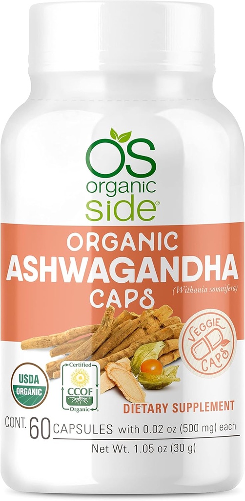 | Ashwagandha | 60 Veggie Caps | Pure 1.000 Mg | Doğal Stres Yardımı için Formula, MoodBoost & Wellness Support | Vegan, Non-GMO, Gluten-Free-Free