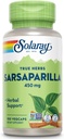 SOLARAY Sarsaparilla Root 450 mg - Geleneksel Herbal Support - Non-GMO, Vegan, Lab Onaylandı - 60 Günlük Para-Back - 100 Hizmet, 100 VegCaps