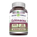 Amazing Formulas Echinacea Supplement | 400 Mg per Service | 240 Veggie Capsules | Non-GMO | Gluten-Free | Made in USA