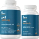 Dr. Tobias AKG Supplement & Adult Multivitamin - Genel Sağlık ve Yaşam için Kapsamlı Hücre Desteği, Vegan, Non-GMO