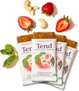 Tend Daily Best Prenatal Vitamin Bar, Φτιαγμένο με οργανικά συστατικά για Έγκυες & Επιλόχειες Μητέρες, Περιλαμβάνει DHA, Βιταμίνη D, B, Χολίνη, Folate - Φράουλα Patch (4ct)