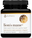 Youtheory Lion's Mane Plus - Cog Browser ile Mushroom Supplement - Teklifler Focus & Brain Support* - 60 Vejetaryen Capsules