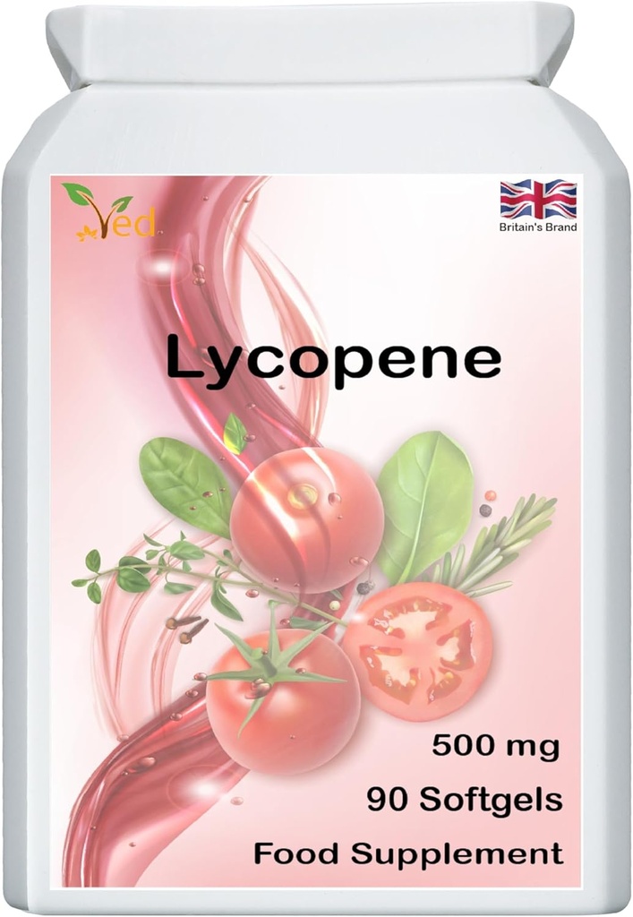 Lycopene 500 mg | 90 Softgel, 3 Ay Supply.