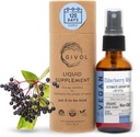 Organik Elderberry Mist (Sambucus Nigra) Sıvı Türleme – Ekstra Güçlü Immune Boost for Kids & Yetişkinler – High Flavonoid Levels, Easy Abxia, Non-GMO, Vegan – 120-Day Supply