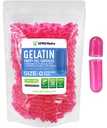 XPRS Nutra Boyutu 0 Boş Kapsüller - 500 Kont Boş Gelatin Capsules - Pills DIY Capsule - Pure Bovine Pill Gel Caps For Do-It- Yourself Supplements (Azalea Pink)