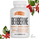 SIRUNES Berberine Supplement – Berberine HCL Diyetary Supplement for Men and Women – Non GMO Berberine 500 mg – Immune Support, Heart, Cholesterol Levels 120 Capsules