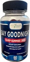 Goodnight Melatonin Gummies - Melatonin 2 mg, Passionflower, Sağlıklı Bir Uyku Döngüsünü Teşvik edebilir, Garantisiz, Doğal Malzemeleri, Calm & Relax The Body, 60 Gummies