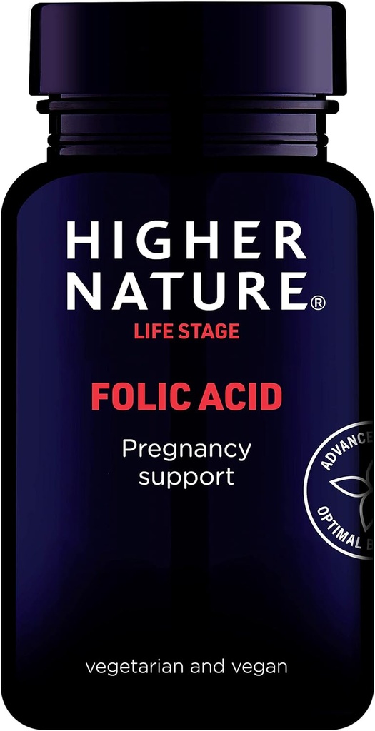 Υψηλότερη φύση Folic Acid 90 καρτέλες