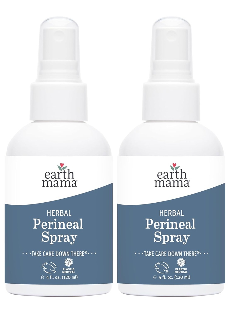 Dünya Mama Herbal Perineal Mix | Hamile ve Postpartum Recovery için Güvenli, Doğum Feminine Care Essentials, No Benzokak veya Butane, 4-Fl oz (2-Pack)