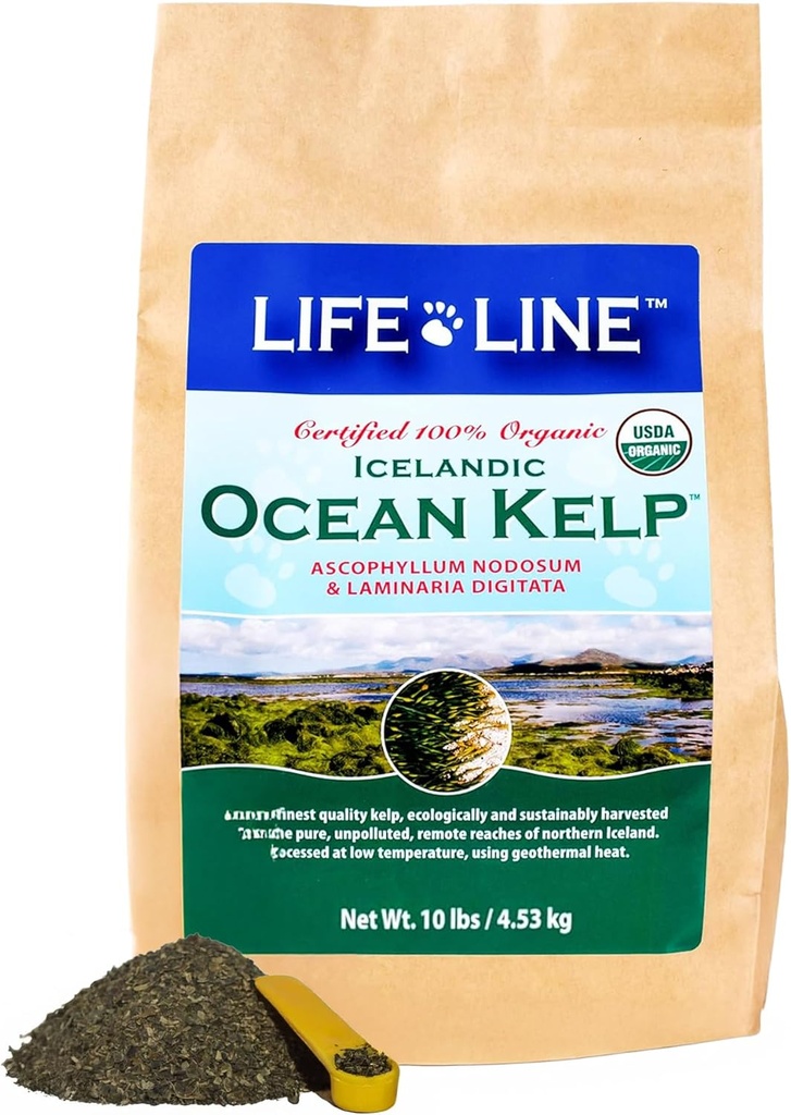 Γραμμή Ζωής Βιολογικός Ωκεανός Canister Kelp για γάτες, σκύλους, ζώα και άλογα 