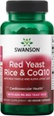 Swanson Traditional Red Yeast Rice & CoQ10 with Milk Thistle and Alpha Lipoic Acid 60 Veg Capsules