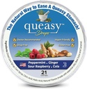 Üç Lollies Queasy Drops - Ease Chemoterapi Nausea & Seyahat Hastalığı - Kuru bir Ağız - Doğal Malzemeler - 21 ctt
