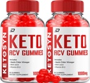 Ketosyn ACV Gummies Advanced Formula - Ketosyn Gummies Fast Acting Extra Strength Formula, Ketosyn + ACV Gummies Yorumlar, B12 (2 Pack - 120 Gummies)