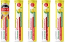 T&D Alman Vitamin C 180 mg - 40 Vegan İçecek Effervescent Tabletler - Lemon Lime Flavor - Almanya'da Made in Germany