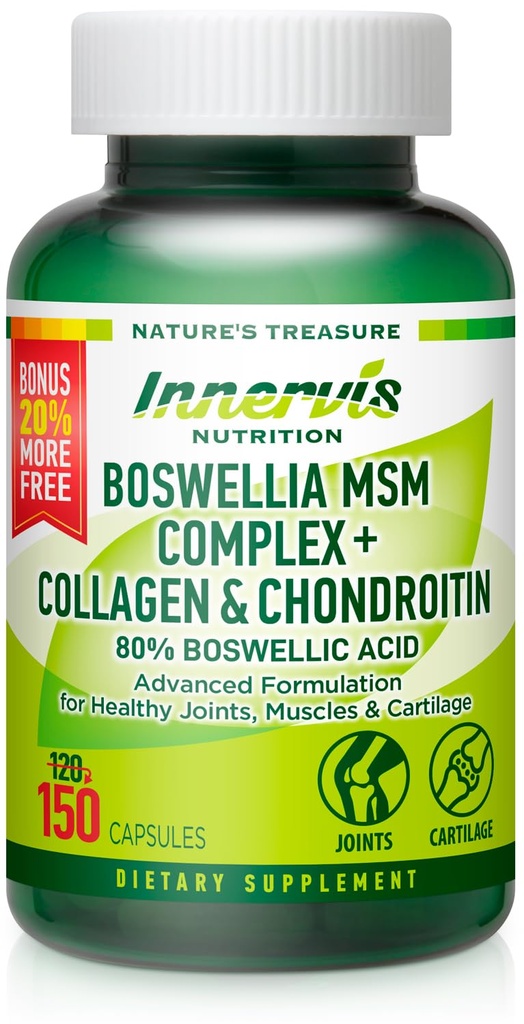 Boswellia MSM Complex 150 Caps – Υποστηρίζει την κοινή υγεία 