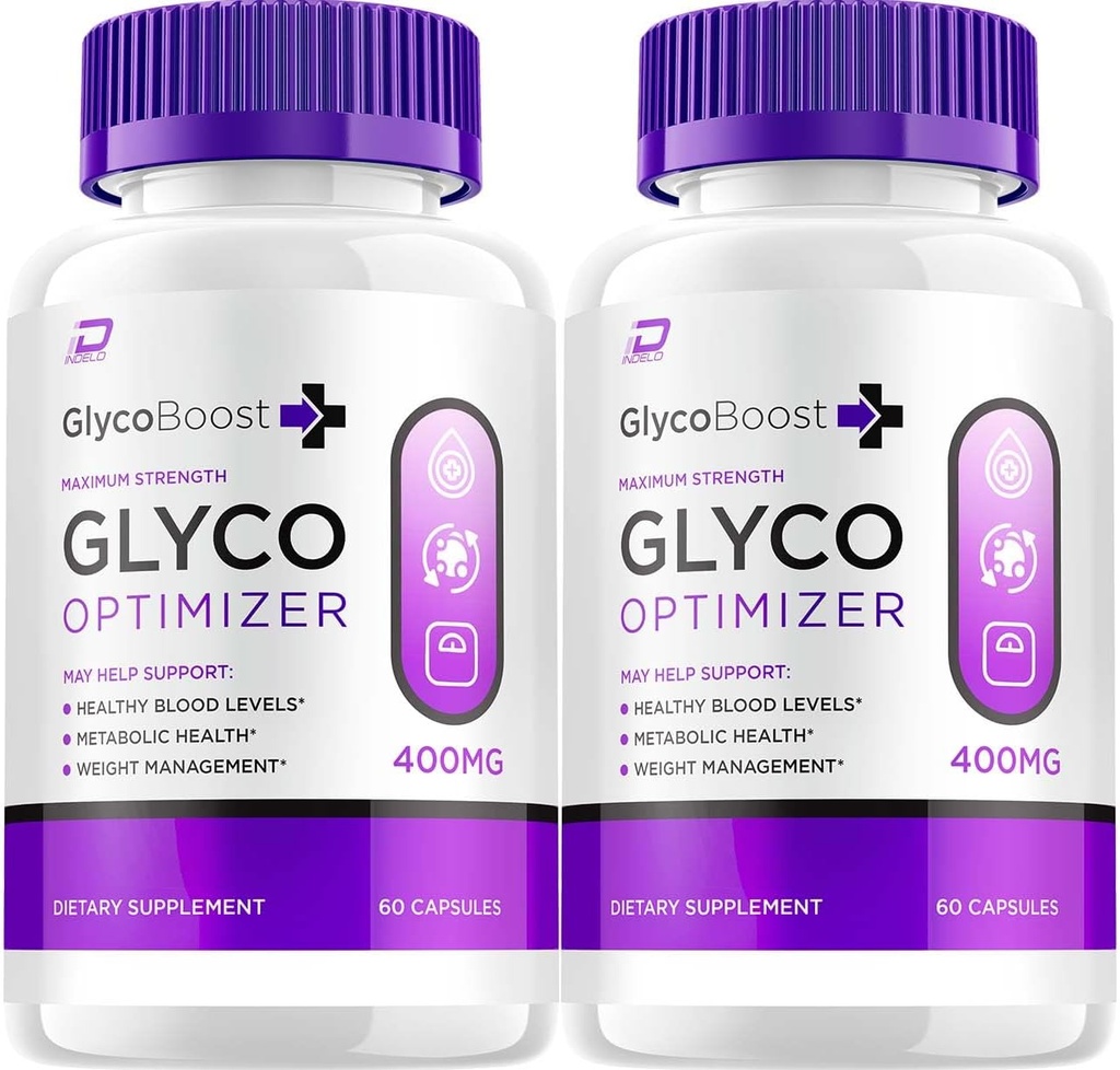 Glyco Boost Capsules, GlycoBoost Advanced Supplement, All Natural Formula to maintain Health Levels, Maximum Strength Formula, Glyco Optimizer Capsules (2 Pack - 120 Capsules)