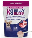 K9 Belly Bliss, Köpekler için All-Doğal Gut Health, Vet Günlük Digestive Support ve Dog Constipation Relief için Köpekler için Prebiyotik Onayladı, Kuru ve Wet Food için Topper Kullanımı Kolay, 30 Scoops.