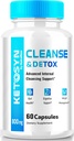Ketosyn Cleanse & Detox κάψουλες, χάπια Ketosyn για προηγμένη απώλεια βάρους, μέγιστη δύναμη συμπλήρωμα υποστήριξης Keto Blend, Keto Syn εσωτερική καθαρισμού pastillas Κριτικές (60 κάψουλες)