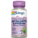 SOLARAY Saw Palmetto ve Pygeum - Erkekler için Palmetto / Pygeum Bark, çinko, Vitamin E, Candy Seed Oil - Prostate Supplements for Men w/Beta Sitosterol - 60-Day Garanti - 30 Hizmet, 30 Softgels