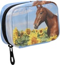 Fustylead Brown At Sunflower Field ve Blue Sky Pill Vitamin 2 Times A Day for Vitamin and Supplement, 7 Day Travel Organizer Tıp Vakası