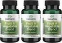 Swanson Meyve & Sebze Yemekleri - 25'den Fazla Meyve ve Veggies Sağlam Plastikler - Güçlü Yeşil Gıdalar Veggie Supplement - (60 Veggie Capsules) 3 Pack