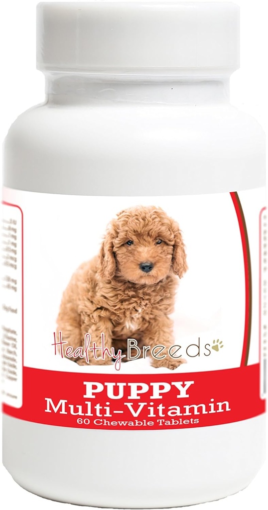 Sağlıklı Breeds Goldendoodle Puppy Dog Multivitamin Tablet 60 Kont
