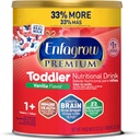 Enfagrow Premium Toddler Beslenme İçme, Doğal Vanilla Flavor, Omega-3 DHA Beyin Desteği için Prebiyotikler ve Vitaminler, Immune Health, Non-GMO, Toz Can, 32 Oz (Paket 1