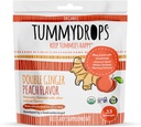 Tummydrops USDA Organik Çift Ginger Peach, 33 lozenges