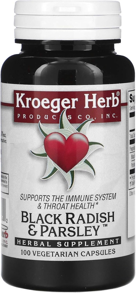 Kroeger Herb Black Radish ve Parsley - 100 Capsules