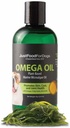 JustFoodForDogs Omega Plus Oil Omega-3 Supplement for Dogs, Skin & Coat Support, Joint Health, EPA & DHA from Algae Oil, Sustainable & Eco-Friendly - 8 ozz
