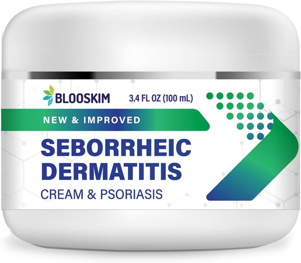 Seborrheic Dermatitis Face Cream – Face, Scalp & Body Moistating Treatment for Flaky, Itchy Skin - Psoriasis ve Dermatitis Relief - Men and Women - 3.4 Fl Oz