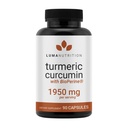 Luma Beslenme Turmeric Curcumin with Black Pepper - 95 Curcuminoids - 1950mg Per Servis - Premium Turmeric Supplement - Amerika'da Gerçekleştirilmiş - 90 Capsules