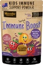 Çocuklar Immune Support Toz - Immune Boost with Vitamin C A + E, Magnezyum & Probiyotiks for 9 Superberries - Berry Taste Immunity Gummies Alternative 3.52oz (100g)