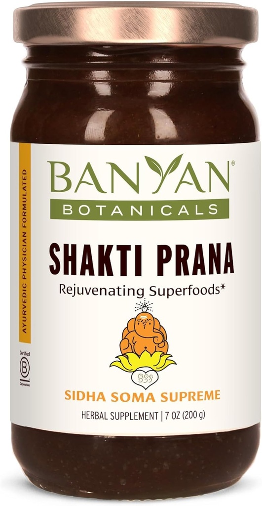 Banyan Botanicals Shakti Prana – Superfood Wellness Blend with Ayurvedic Herbs – Natural Energy Supplement for Vitality and Well-Being* – 7,9 oz – Χωρίς γλουτένη, Μη ΓΤΟ, Με Βιώσιμη προέλευση