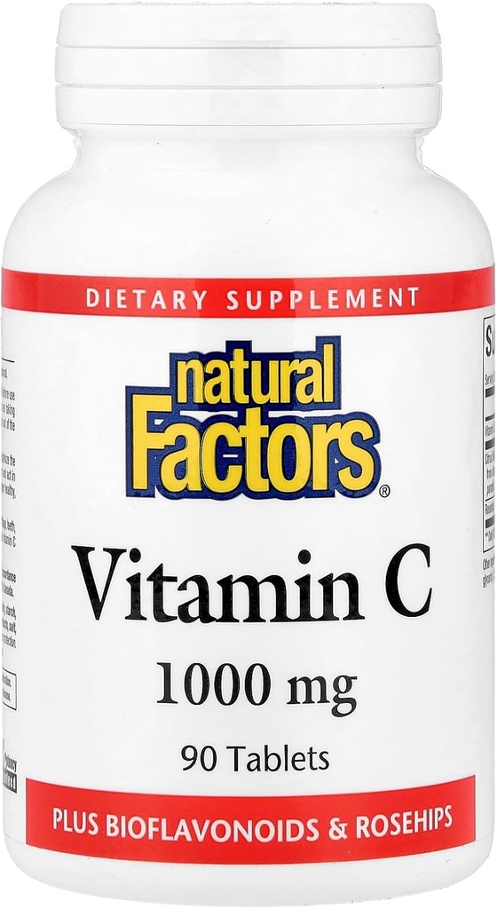 Doğal Faktörler - C 1000 mg, Bioflavinoids & Rosehips ile 90 Tablet