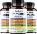 1. Immune Support Supplement ATM with Elderberry, çinko, Echinacea, Turmeric, Lactobacillus Acidofilius, Yetişkinler (3 Pack)