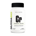 NutraBio Chelated Chromium GFT - 200 mcg - 90 Sebze Capsules