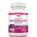 Gelişmiş Menopause Destek - Sıcak Flashes için Doğal Kadın Hormonal Kompleksi, Mood Swings & Vaginal Kuruness - Black Cohosh, Soy Isoflavones & Herbal Türlü Formula - Hormonlar Dahil Değil