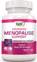 Gelişmiş Menopause Destek - Sıcak Flashes için Doğal Kadın Hormonal Kompleksi, Mood Swings & Vaginal Kuruness - Black Cohosh, Soy Isoflavones & Herbal Türlü Formula - Hormonlar Dahil Değil