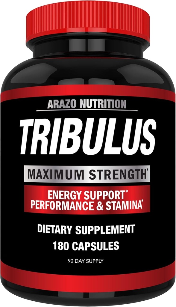 Arazo Beslenme Tribulus Terrestris 1500 mg Ekstra Toz - 180 Capsules - Estrogen Blocker ile Enerji Bankası