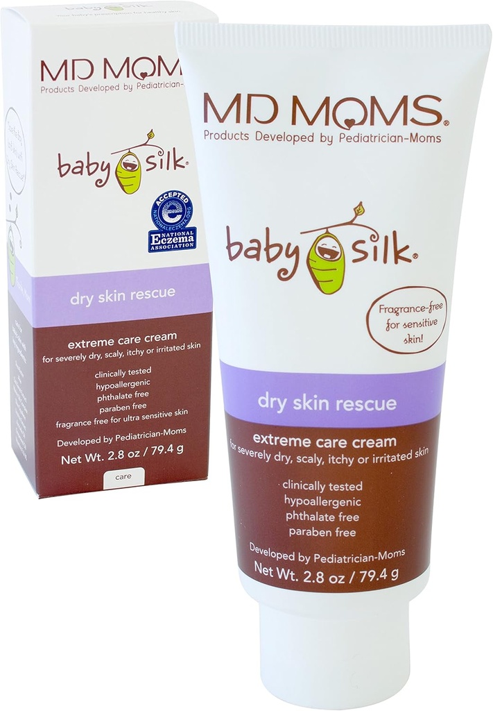 Eczema Yardımı Aşırı Kuru Hassas Cilt için Krema - Hipoallergenik, Kuru, Scaly, Itchy, Irritated Skin Healing Ointment- Phthalate Paraben Free - Safe For Baby, Infants & Yetişkinler