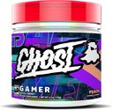 GHOST Gamer: Enerji ve Focus Support Formula - 40 Hizmet, Peach - Nootropics & Natural Caffeine for Dikkat, Truth & Reaction Time - Vegan, Gluten-Free Free