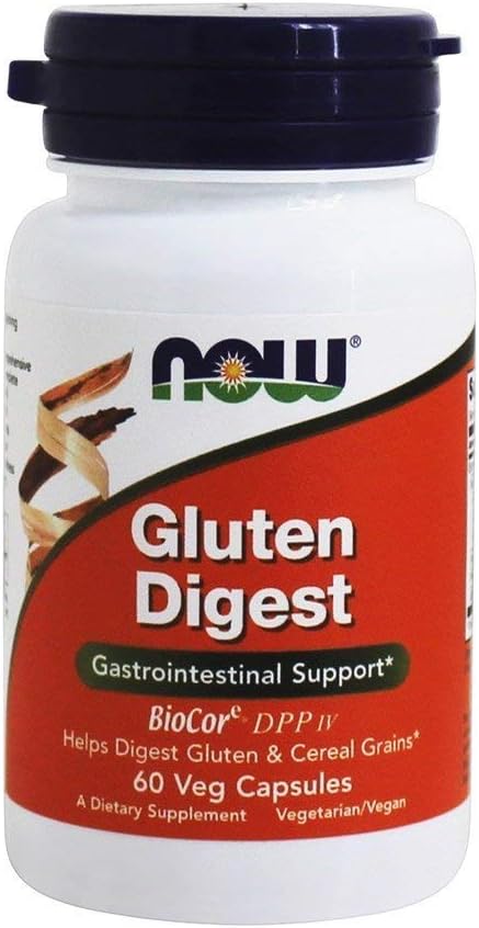Şimdi Gıdalar - Gluten Digest Gastro-Intestinal Support - 60 Vegetarian Capsules