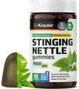 BIO KRAUTER Nettle Gummies - 7500 mg Güçlü - 60 Chews - Nettle 10:1 Ekstraksiyon - Urinary Support Supplement - Vegan Gummies Gelatin-Free Formula