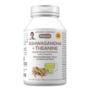 ANDREW LESSMAN Ashwagandha + Theanine 180 Capsules - Standardized Extract. Rahatlama, Focus ve Dengeli Mood. Küçük Easy to Swallow Capsules