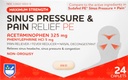 Rite Aid Sinus Basınç ve Ağrı Reliever PE, Non-Drowsy - 24 Tabletler | Sinus Yardım | Ağrı Yardımı | Nasal Decongestant | Yetişkinler için Soğuk Tıp | Alerjiler Yardım | Mucus Relief | Mucus Relief |