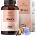 HERBAMAMA Chicory Root Fiber Capsules - 1200 mg Chicory Root Toz Gut Cleanse & Digestive Support - Vegan, Non-GMO Inulin Prebiyotik Fiber Supplement Supplement